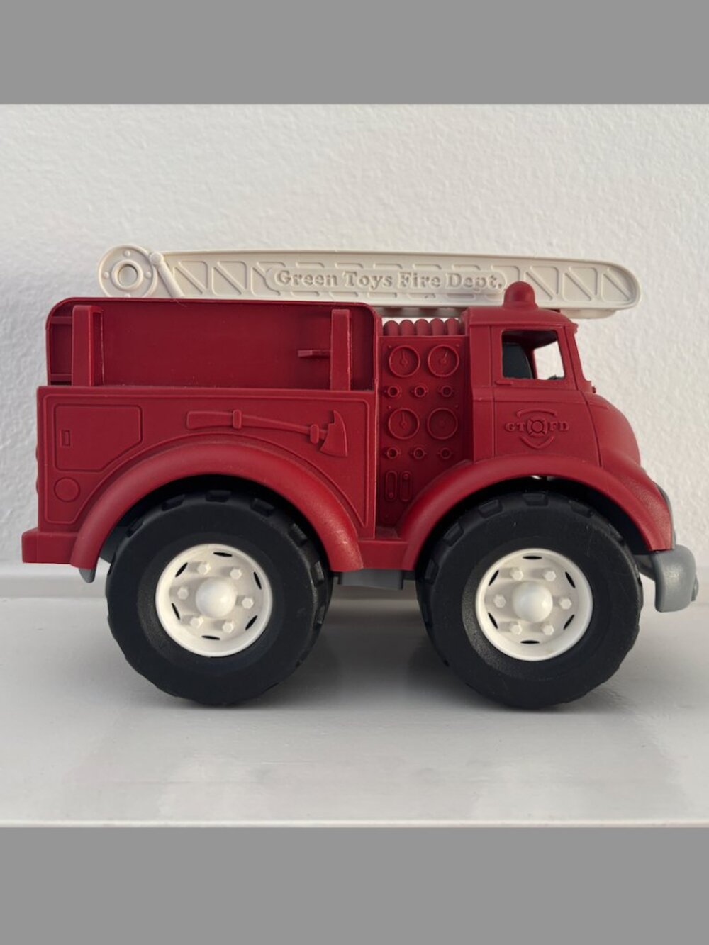 Fire Truck Toy - Moving Ladder - Baby Toy - Toddler Toy - Green Toys
